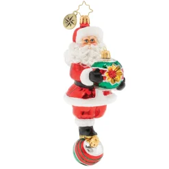 Christopher Radko Cr, Rolling Into The Holidays, 1020094, ^ Blown Glass