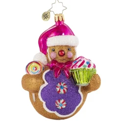 Christopher Radko Cr, Roly-Poly Treat Tester, 1020741, ^ Blown Glass