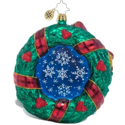 Christopher Radko Cr, Rustic Christmas Wreath, 1021016, Radko^ Christopher Radko