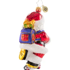 Christopher Radko Cr, Santa Gets To Scootin', 1020724, ^ Glass