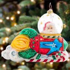 Christopher Radko Cr, Santa Goes To Space, 1021584, Radko^ Santas