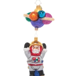 Christopher Radko Cr, Santa In Space, 1021127, Radko^ Glass