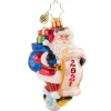 Christopher Radko Cr, Santa Saves The Date 2021, Gem, 1020637, ^ Glass