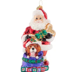 Christopher Radko Cr, Santa's Foster Friend, 1021324, Radko, Animals Adoption Centers^ Christopher Radko