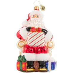 Christopher Radko Cr, Santa's Lap Of Luxury, 1020606, ^ Santas