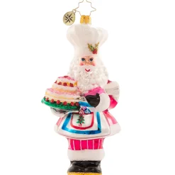 Christopher Radko Cr, Santa's Tower Of Flour!, 1020795, ^ Glass