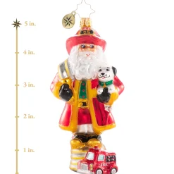 Christopher Radko Cr, Saving The Day!, 1020823, ^ Santas