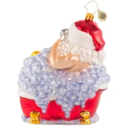 Christopher Radko Cr, Scrub-A-Dub In The Tub, 1020889, ^ Glass