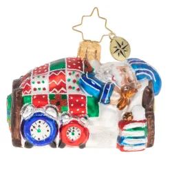 Christopher Radko Cr, Sleepy Mr. Claus Gem, 1020261, ^ Santas
