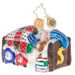 Christopher Radko Cr, Sleepy Mr. Claus Gem, 1020261, ^ Santas