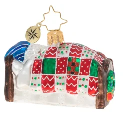 Christopher Radko Cr, Sleepy Mr. Claus Gem, 1020261, ^ Santas