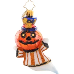 Christopher Radko Cr, Spooky Smiles Jack-O-Lantern, 1021594, Radko^ Halloween/Witches