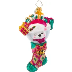 Christopher Radko Cr, Stocking Stuffer, 1021381, Radko^ Glass