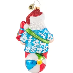 Christopher Radko Cr, Strummin' His Four String, 1020772, ^ Santas