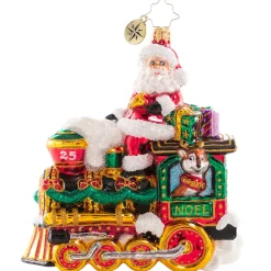 Christopher Radko Cr, The Fast Track To Christmas!, 1020698, ^ Glass