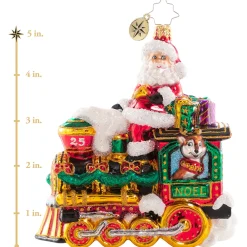 Christopher Radko Cr, The Fast Track To Christmas!, 1020698, ^ Glass