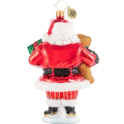 Christopher Radko Cr, The Gift Of Teddy, 1020617, ^ Santas