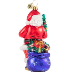 Christopher Radko Cr, The Tiniest Of Trimmings, 1020676, ^ Santas