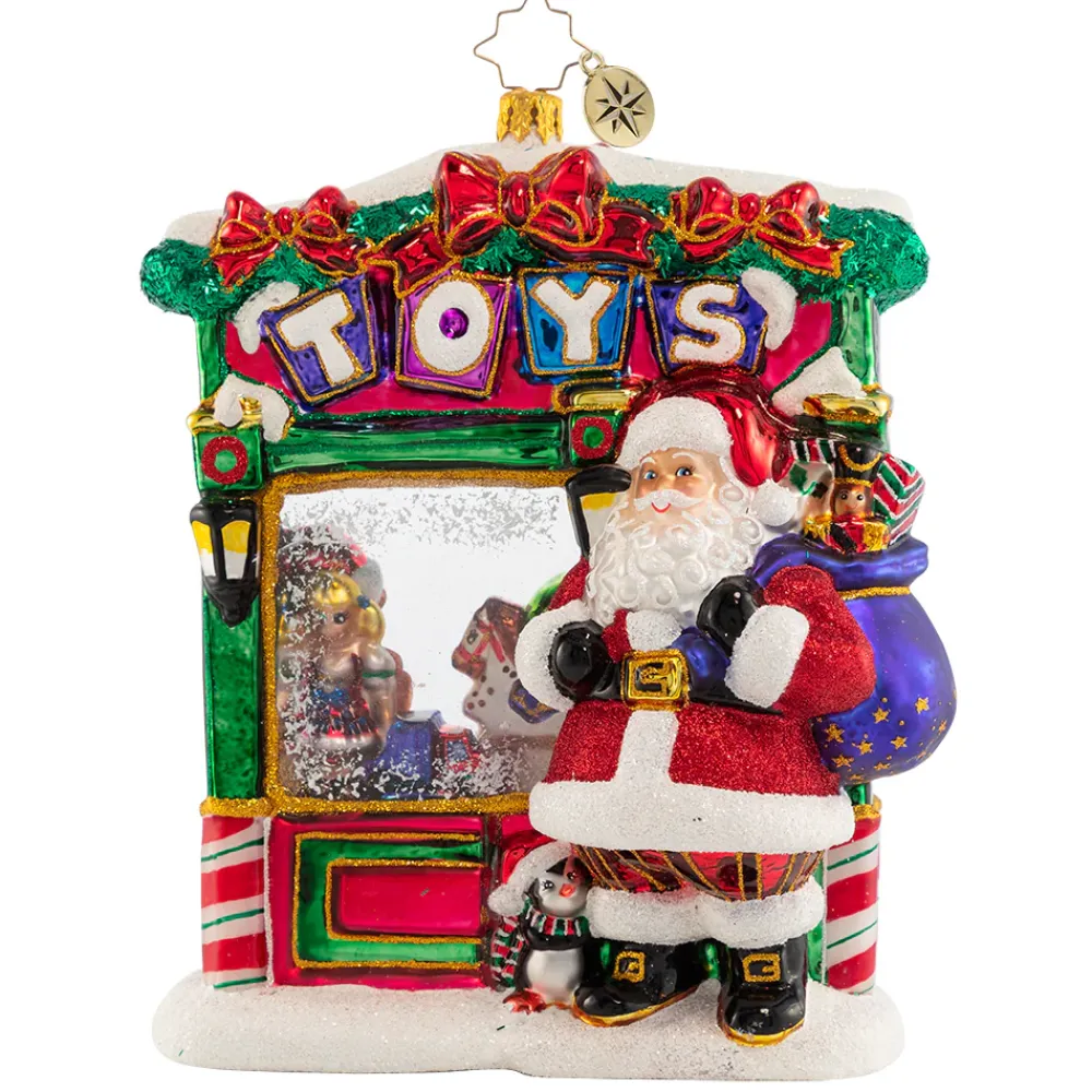 Christopher Radko Cr, Tip-Top Toy Shop, 1020893, ^ Glass