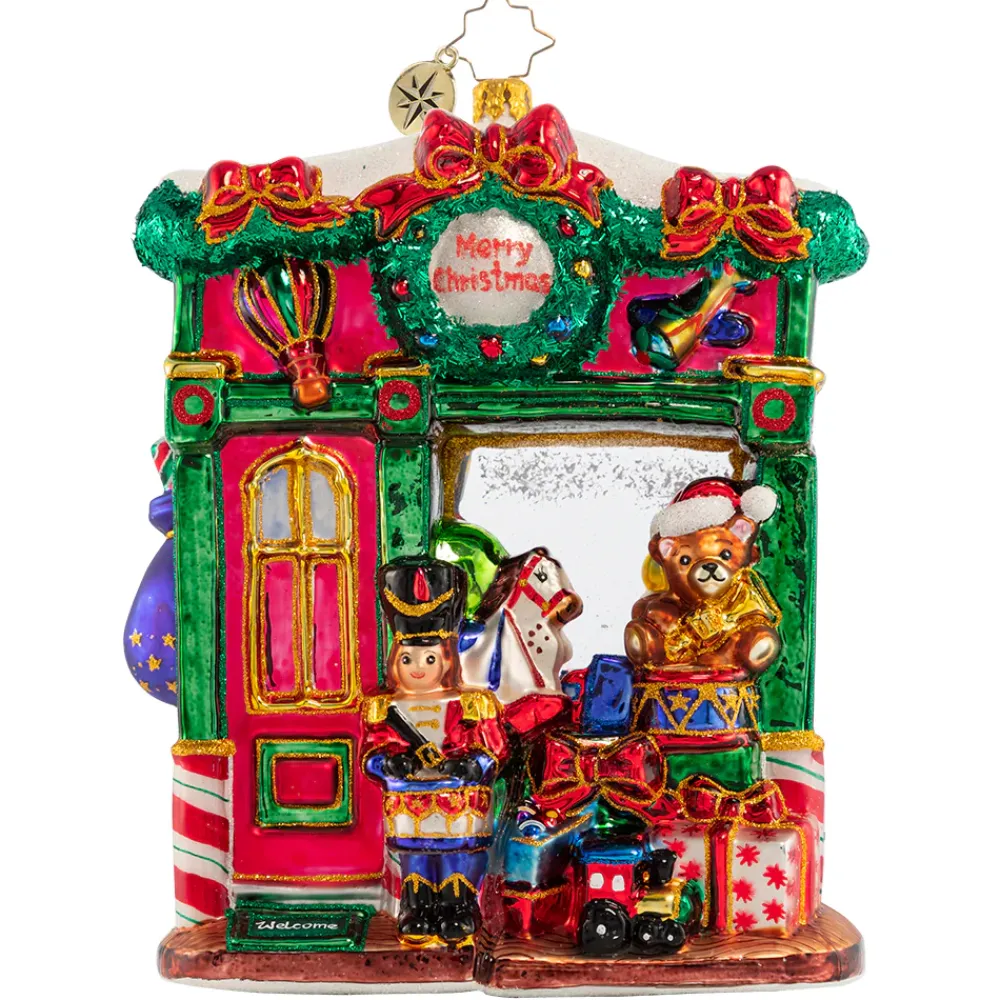 Christopher Radko Cr, Tip-Top Toy Shop, 1020893, ^ Glass