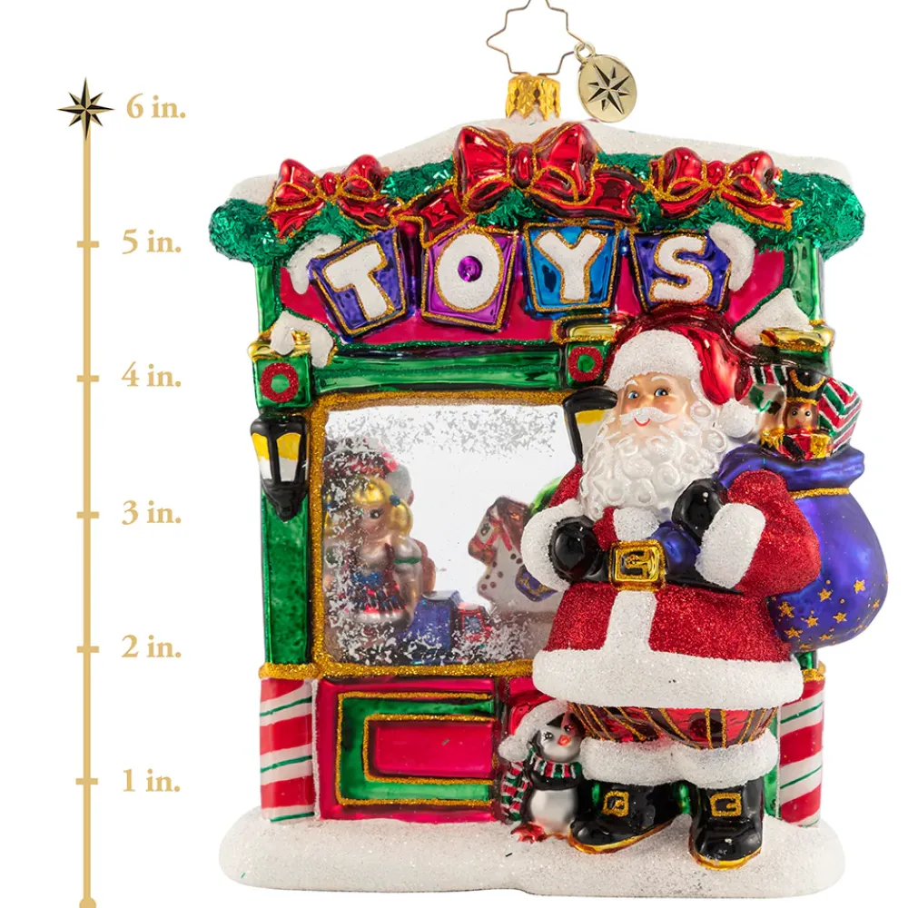 Christopher Radko Cr, Tip-Top Toy Shop, 1020893, ^ Glass