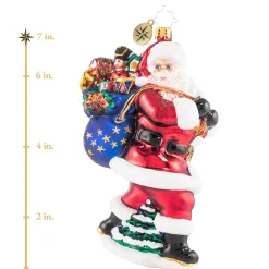 Christopher Radko Cr, Trailblazing Through The Trees, 1020677, ^ Glass