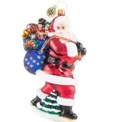 Christopher Radko Cr, Trailblazing Through The Trees, 1020677, ^ Santas