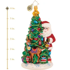 Christopher Radko Cr, Two Talented Tree Trimmers, 1020589, ^ Glass