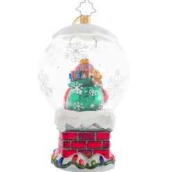 Christopher Radko Cr, Up On The Housetop, 1021540, Radko^ Santas