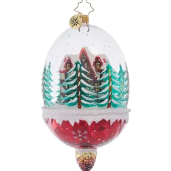 Christopher Radko Cr, Winter Cottage Hideaway, 1021568, Radko^ Glass