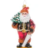 Christopher Radko Cr, Winter Woodsman Santa, 1021308, Radko^ Glass