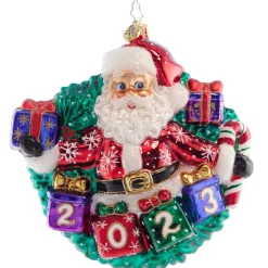 Christopher Radko Cr, Yearly Salutations, 1021571, Radko^ Santas