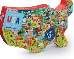 Fashion Usa Map Puzzle, 200-Piece Jigsaw Puzzle, 27001 Novelty