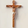 Discount Crucifix Woodtone, , 0250 Religious