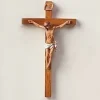 Fontanini Crucifix Woodtone, , 0250^ Resin
