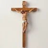 Fontanini Crucifix Woodtone, , 0251^ Resin