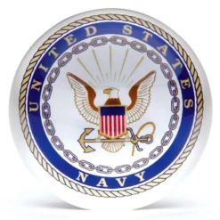 Cheap Crystal Paperweight Navy Speciality