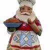 Fashion Culinary Cooking Santa Christmas Ornament Jim Shore