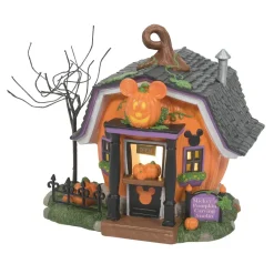 Department 56 Disney, Pumpkintown Carving Studio, 6012310, Disney Village^ Halloween General