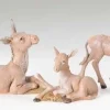 Fashion Donkey Family Set/3 5", , 51533 Resin Nativity