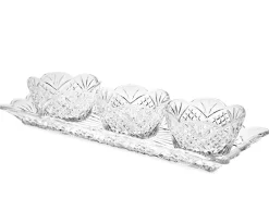 Shop Dublin 4 Pc Relish Server Crystal
