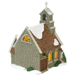 Clearance Dv, Isle Of Wight Chapel, Set Of 4, 6000587, Dickens Village Dickens Village