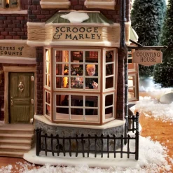 Best Sale Dv, Scrooge & Marley's Counting House, 56.58483, Dickens Village Dickens Village
