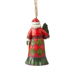 Shop Evergreen Santa Ornament Jim Shore