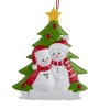Kurt S Adler Expecting Snow Couple Ornament For Personalization, C6596, Kurt Adler^ Resin