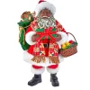 Kurt S Adler Fabriche™, African American Santa, Fa0173,^ Clothtique/Fabriche Santas