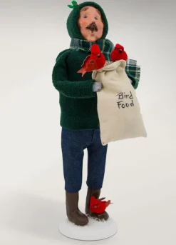 Byers Choice Family With Cardinals Man, , 111M^ Byers Choice Carolers