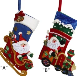 Sale Festive Santa Stocking Train Or Sleigh Speciality