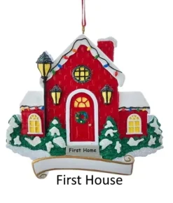 Kurt S Adler First Home And New Home Ornaments For Personalization, 2 Asst, C6456, Kurt Adler^ Resin