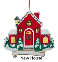 Kurt S Adler First Home And New Home Ornaments For Personalization, 2 Asst, C6456, Kurt Adler^ Resin